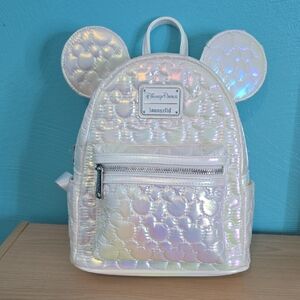 Loungefly Shimmering White  Backpack